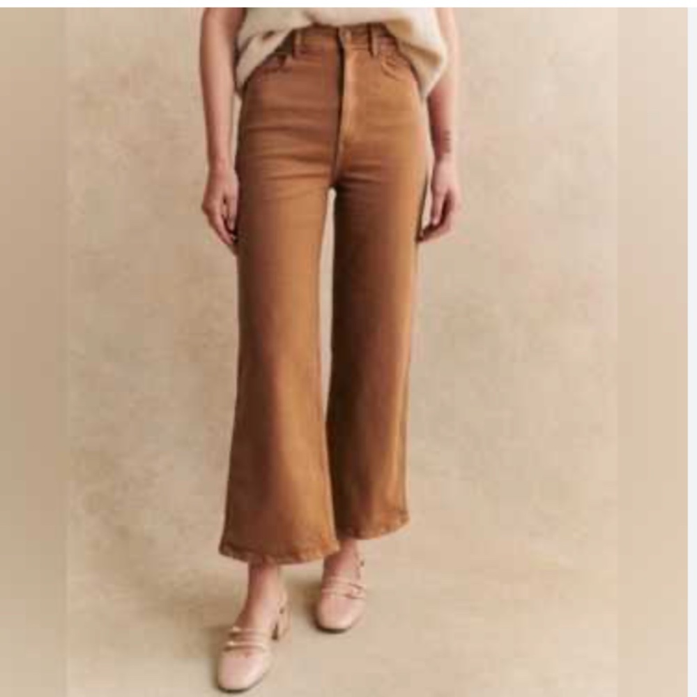NWOT Sézane Le Crop Coffee 38 (6)